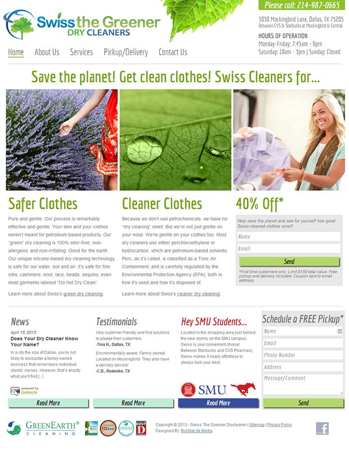 Swiss Cleaners BubbleLife Media